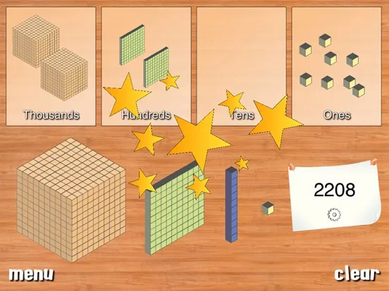 Tangkapan skrin Base Ten Blocks iPad 
