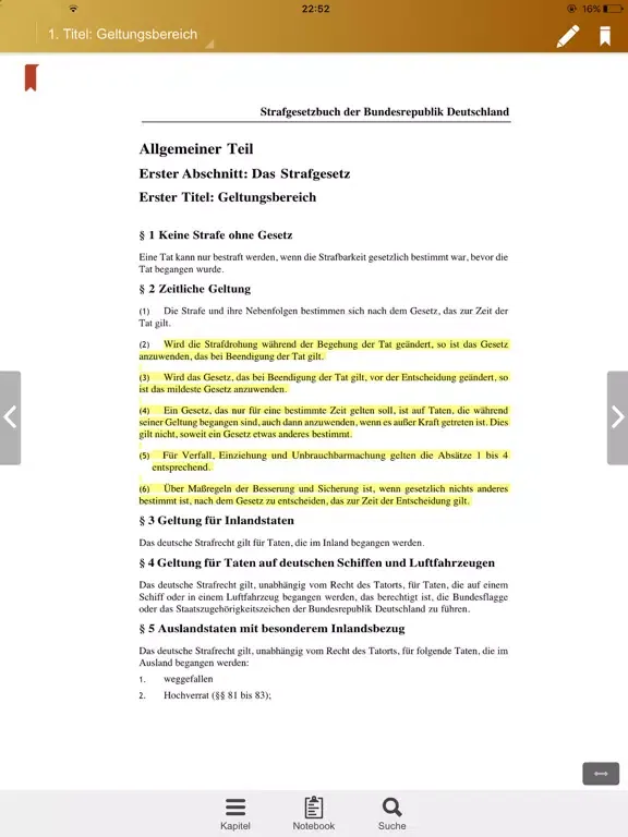 StGB - Deutsches Strafgesetzbuch iPad  Ekran Görüntüleri