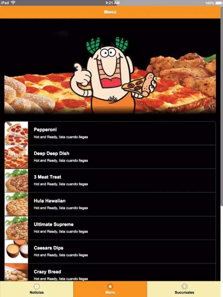Pizza Pizza iPad  Screenshots