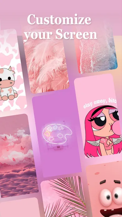 Wallpaper for Girl - Pink Cute स्क्रीनशॉट
