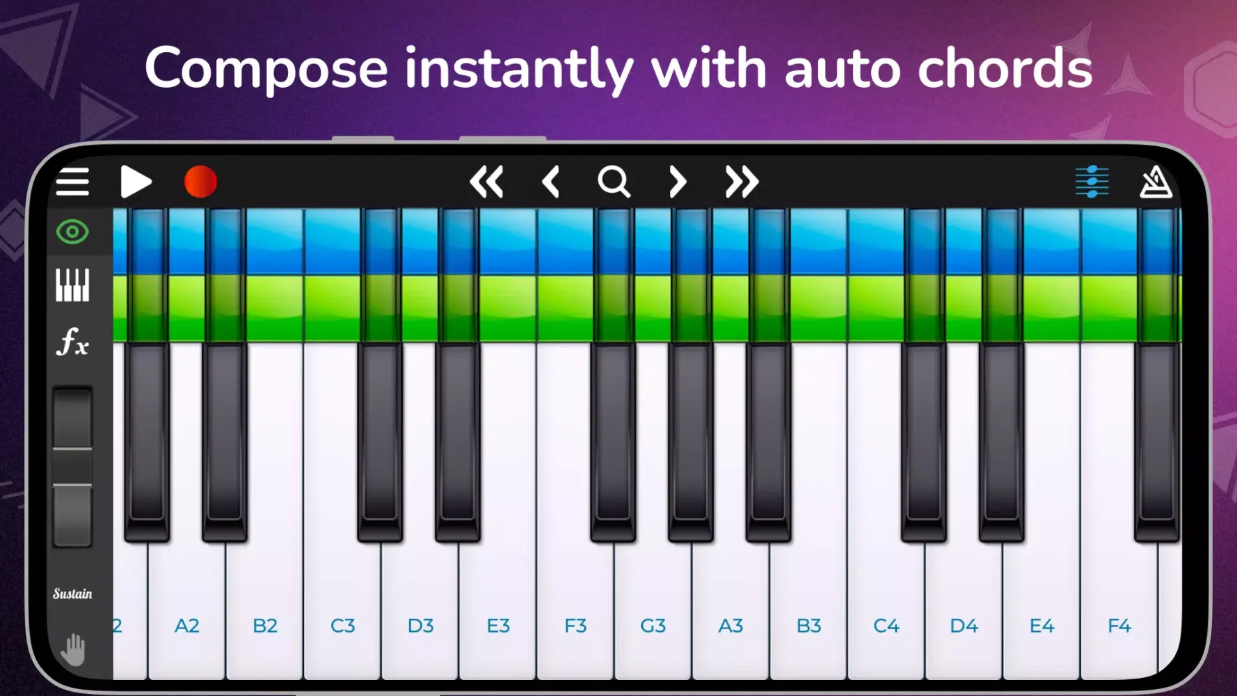 Скриншоты Piano Solo HD