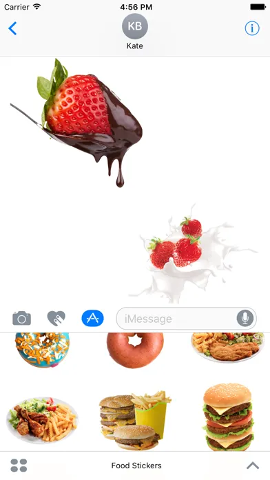 Capturas de pantalla de My Food Stickers