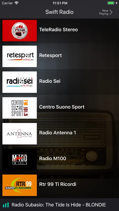 Скриншоты Radio RL (stazioni del Lazio)
