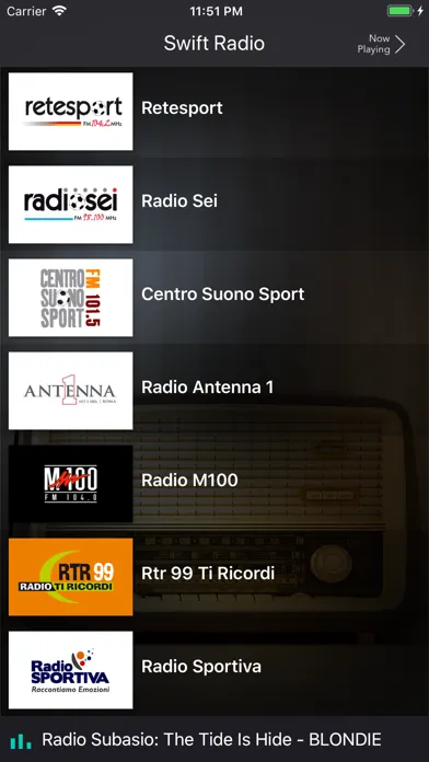 Скриншоты Radio RL (stazioni del Lazio)