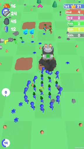 Tangkapan skrin Islands Control: Army War