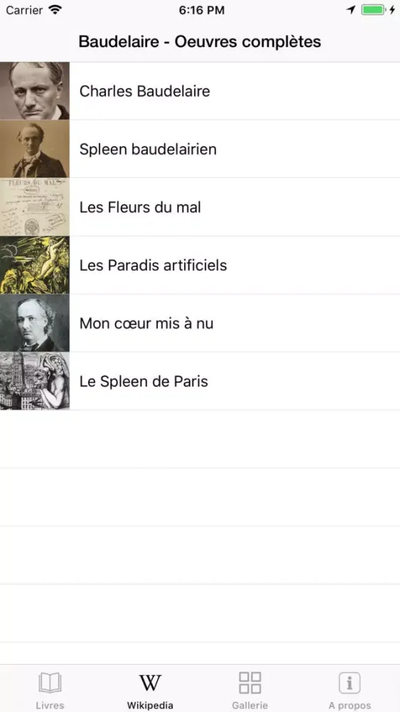 Baudelaire Oeuvres complètes स्क्रीनशॉट