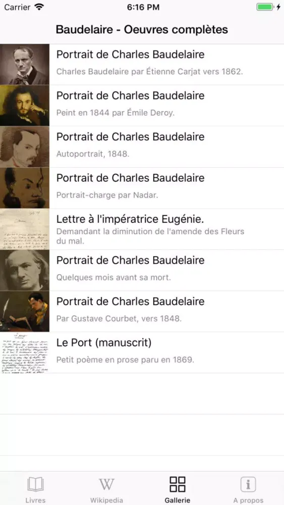 Baudelaire Oeuvres complètes स्क्रीनशॉट
