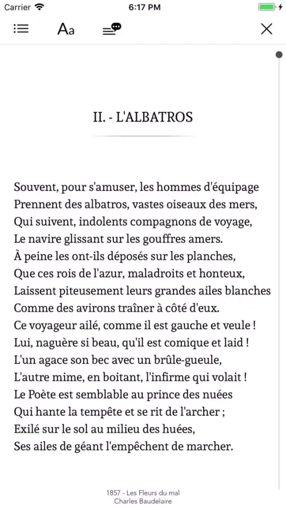 Baudelaire Oeuvres complètes स्क्रीनशॉट