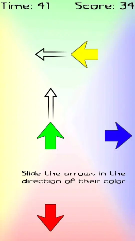 Slide the Arrow スクリーンショット