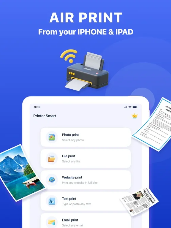 Ảnh chụp màn hình của Smart Printer App -Print, Scan iPad 