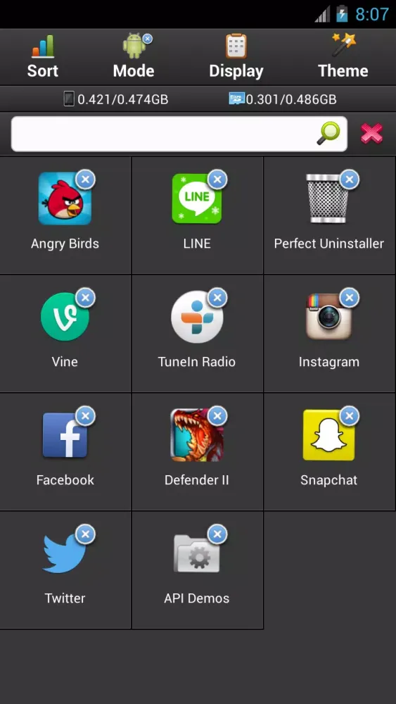Screenshot di Perfect Uninstaller