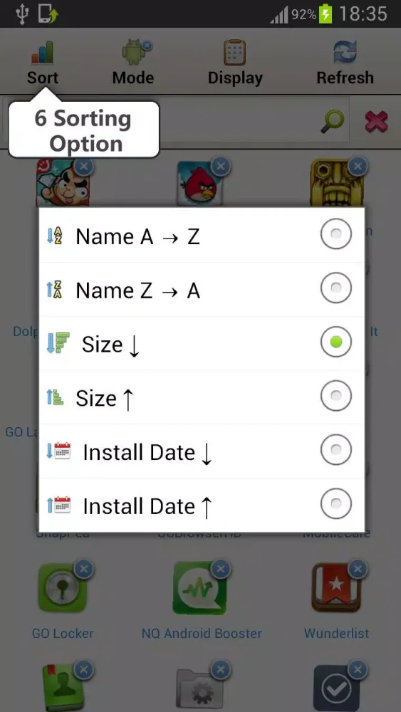Screenshot di Perfect Uninstaller