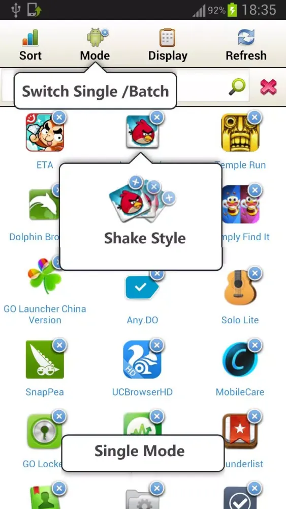 Screenshot di Perfect Uninstaller
