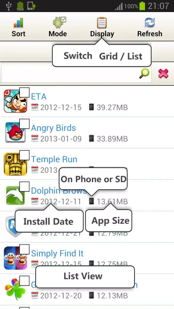Screenshot di Perfect Uninstaller