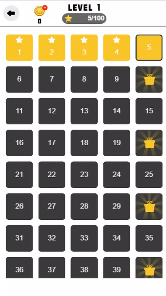 Screenshot di Connect black and white lines