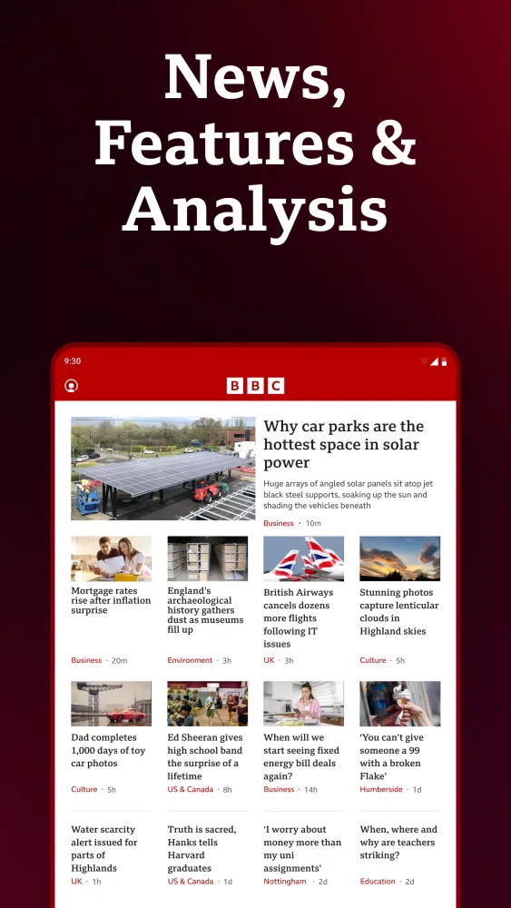 BBC News Screenshots