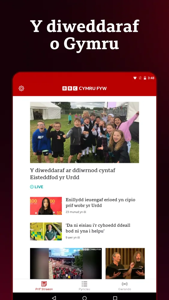 BBC Cymru Fyw Ekran Görüntüleri