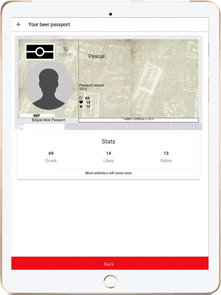 Belgian Beer Passport iPad  স্ক্রিনশট