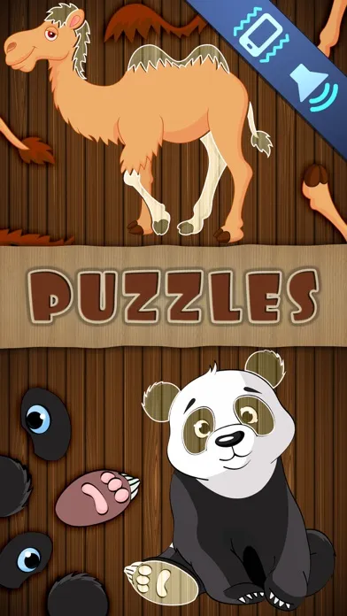 Capturas de pantalla de Animal Puzzles Games: Kids & Toddlers free puzzle