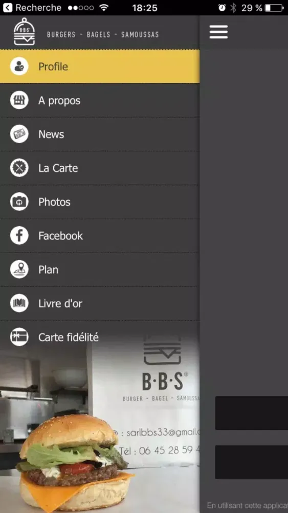 Capturas de pantalla de B.B.S Food Truck