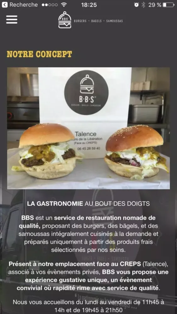 Capturas de pantalla de B.B.S Food Truck