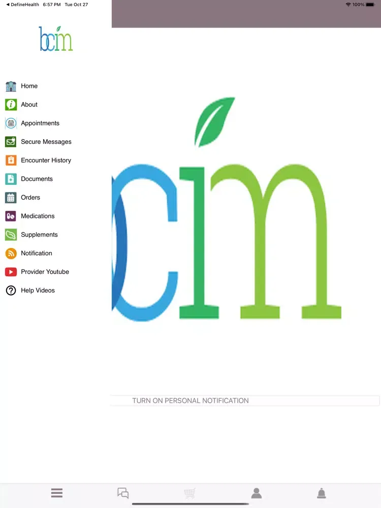 ภาพหน้าจอของ B C INTEGRATIVE MEDICINE iPad 
