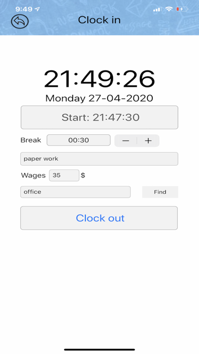 Time Sheet - Employee应用截图