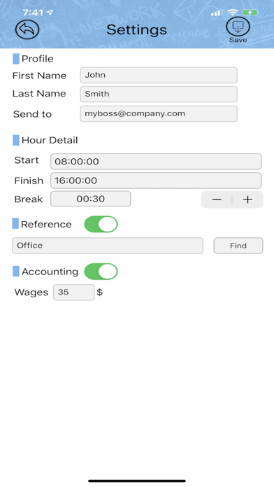 Time Sheet - Employee应用截图