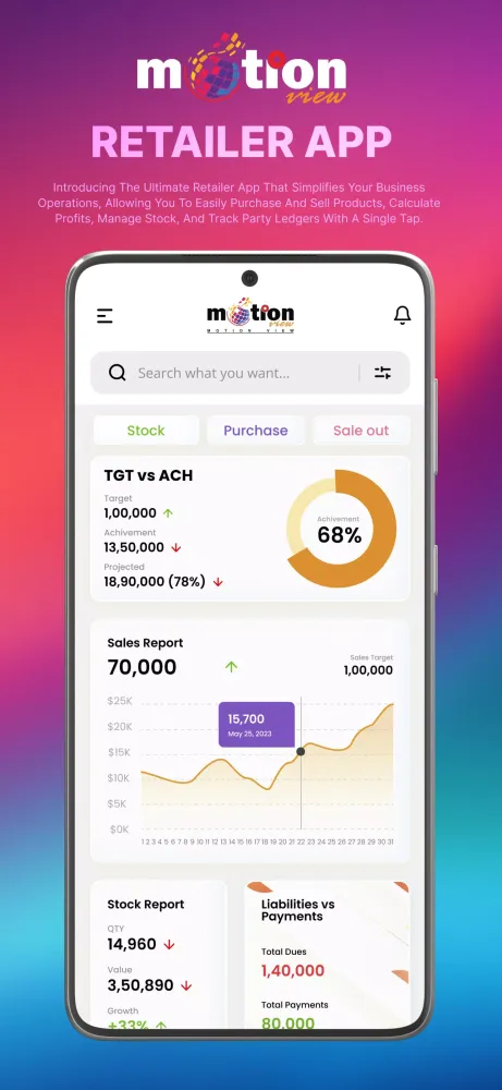 ภาพหน้าจอของ Retailer - Motion View