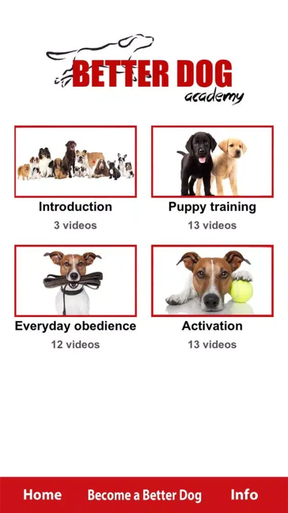 Better Dog Academy سکرین شاٹس
