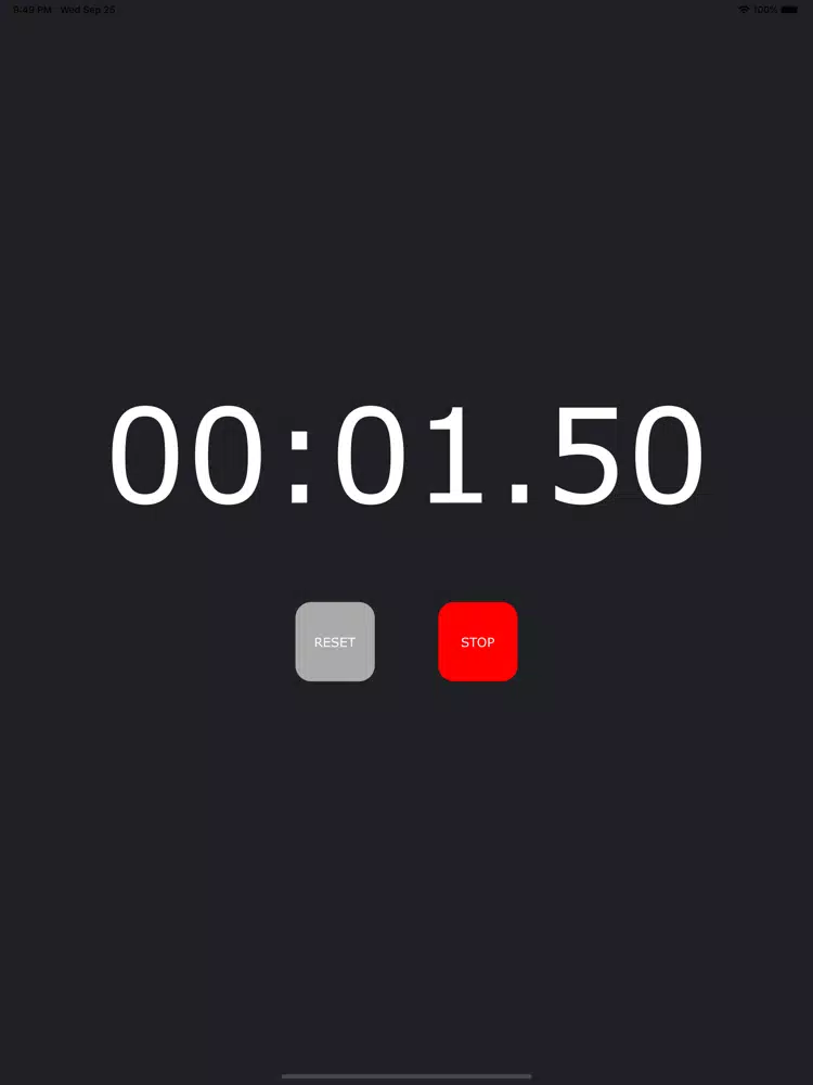 Zrzuty ekranu Stopwatch - Simple iPad 