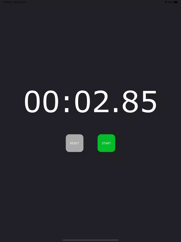 Zrzuty ekranu Stopwatch - Simple iPad 