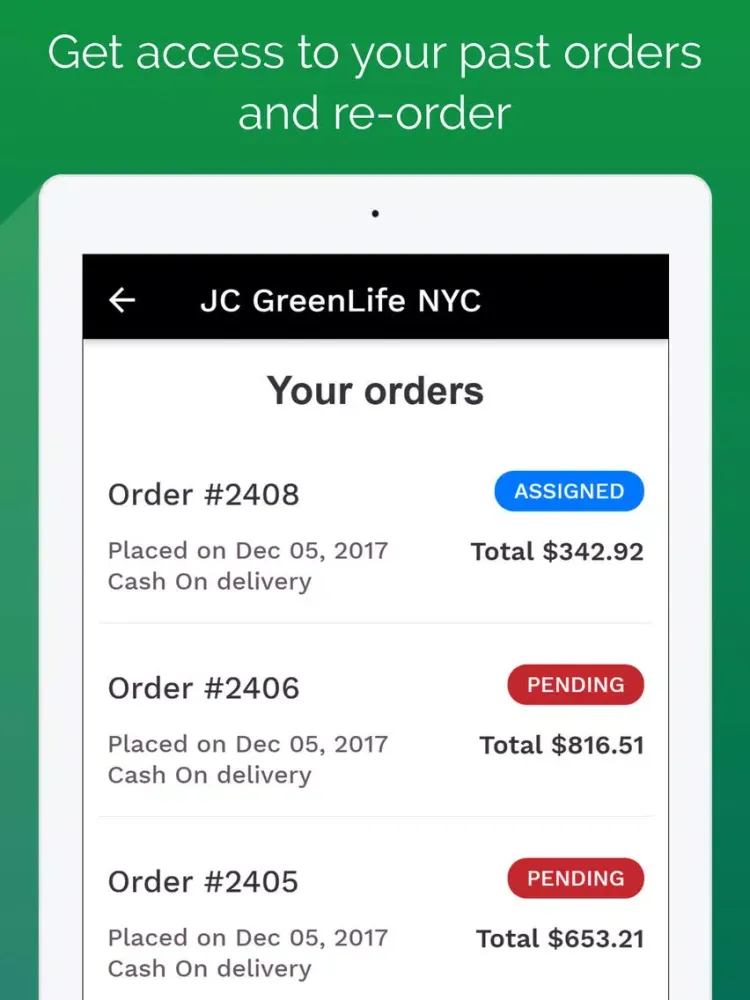 JC GreenLife App To Go iPad  স্ক্রিনশট