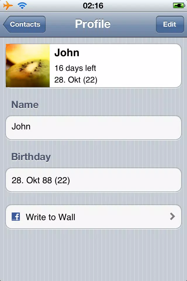 Birthday Reminder Plus স্ক্রিনশট