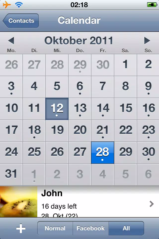 Birthday Reminder Plus স্ক্রিনশট