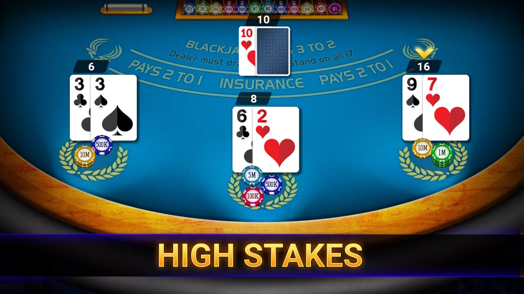 Blackjack 21: online casino Screenshots