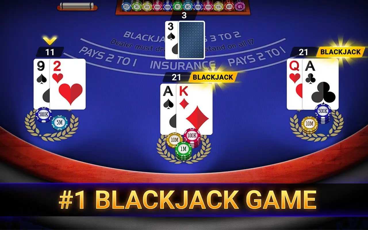 Blackjack 21: online casino Screenshots