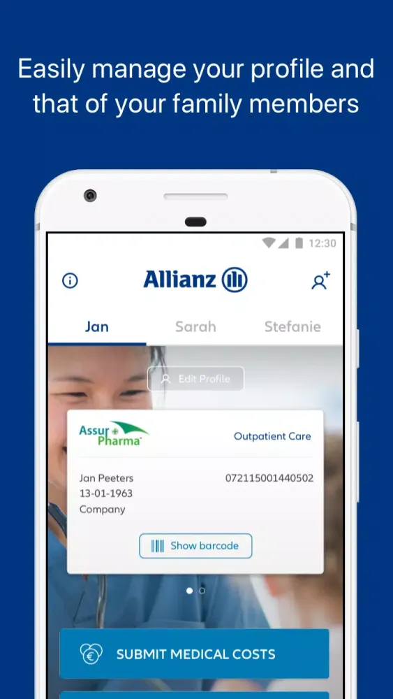 Captures d'écran de Allianz Medical Plan