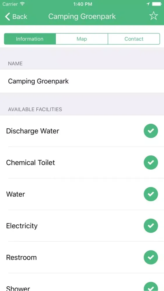 Captures d'écran de Camperapp