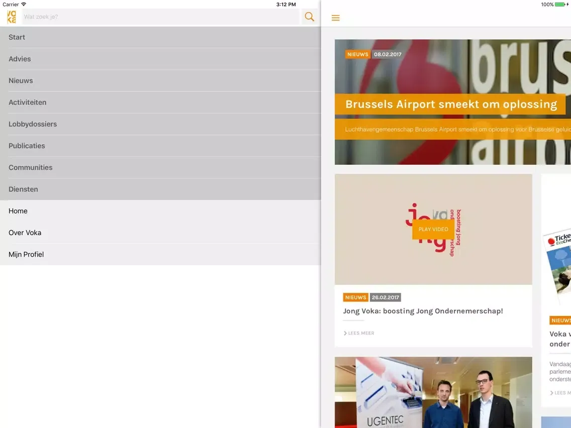 Voka Mechelen iPad  스크린샷