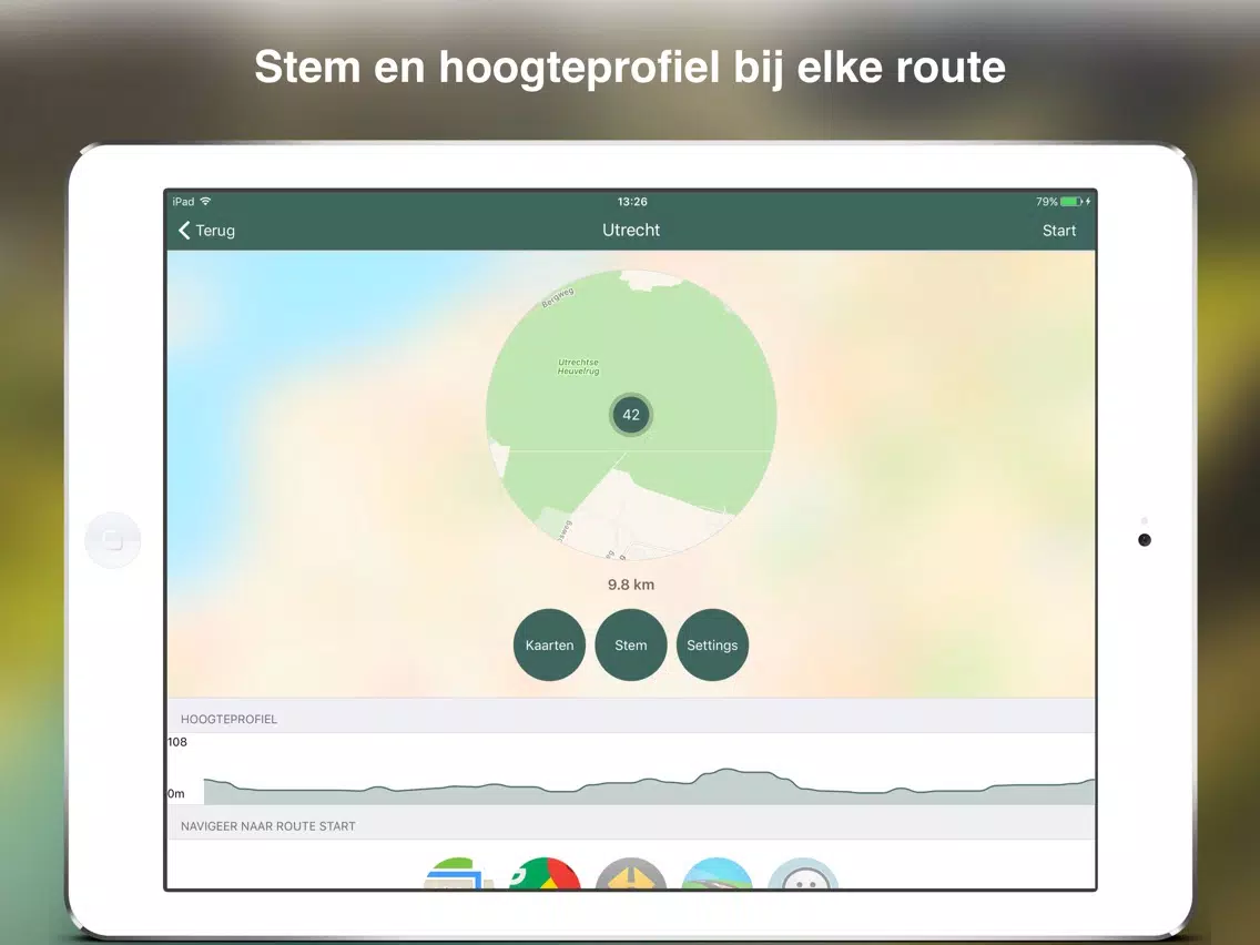 Fietsknooppunten: Nederland iPad  스크린샷
