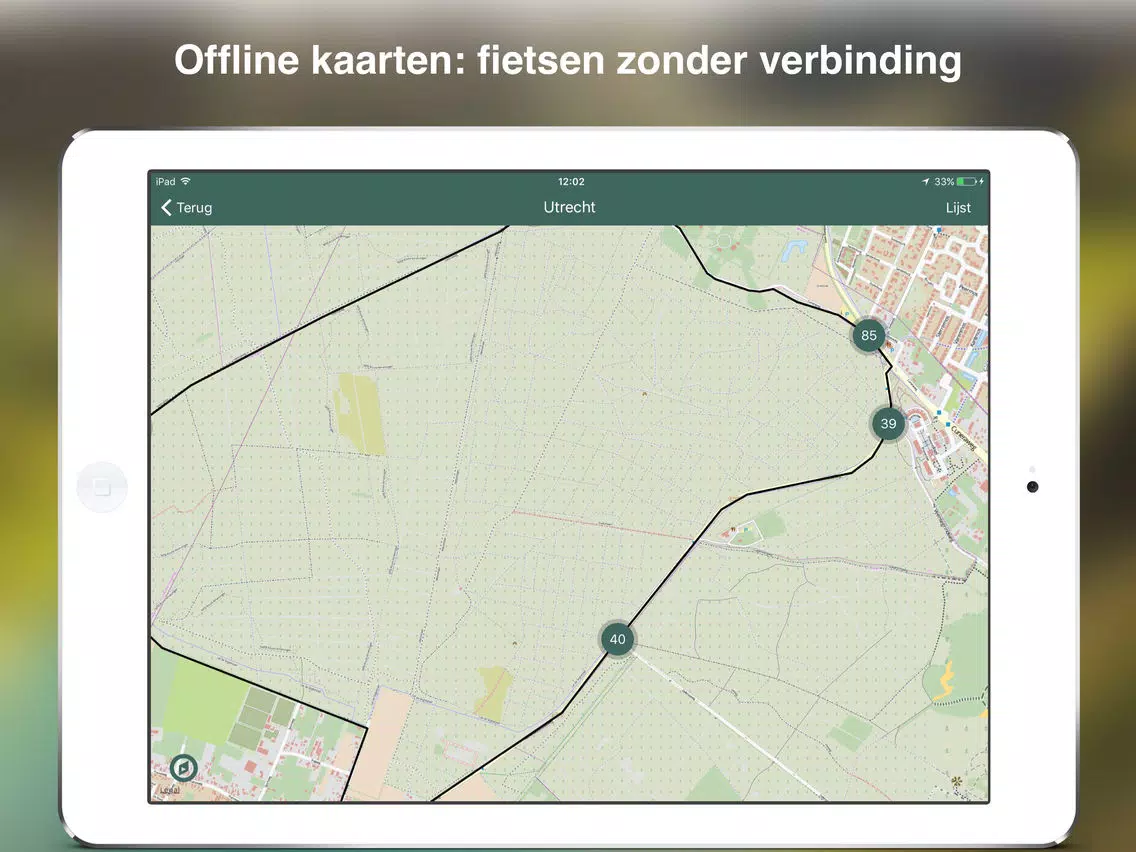 Fietsknooppunten: Nederland iPad  스크린샷