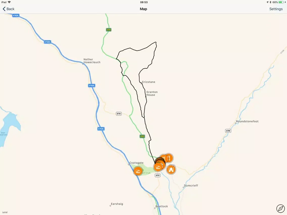 Capturas de pantalla de Scotland Great Trails iPad 