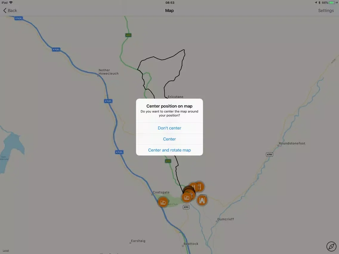 Capturas de pantalla de Scotland Great Trails iPad 