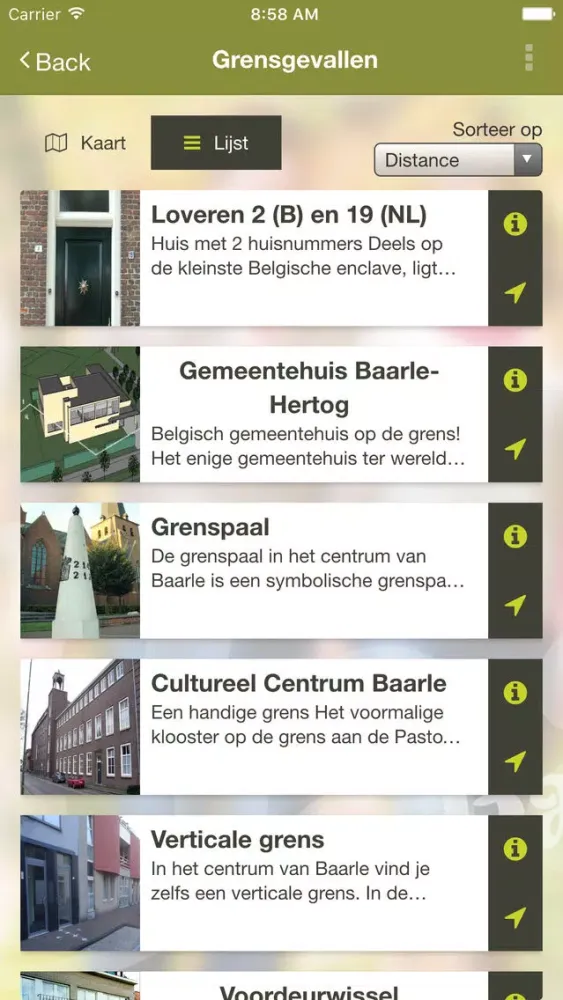 ภาพหน้าจอของ Baarle City Guide