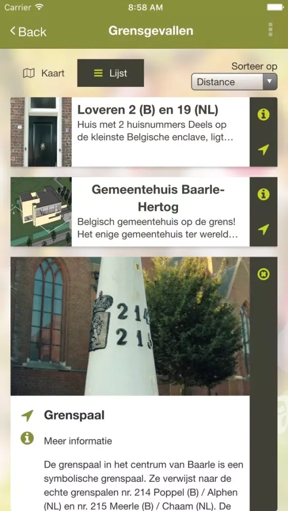 ภาพหน้าจอของ Baarle City Guide