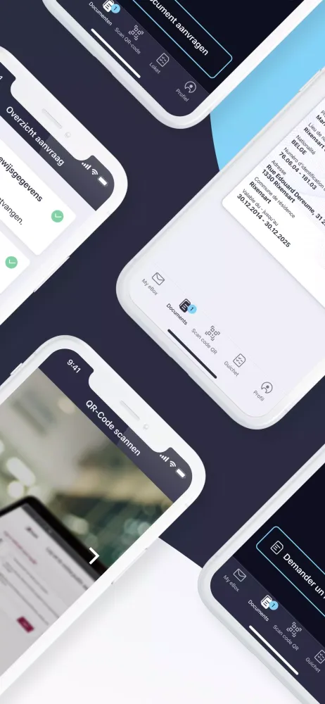 MyGov.be Screenshots