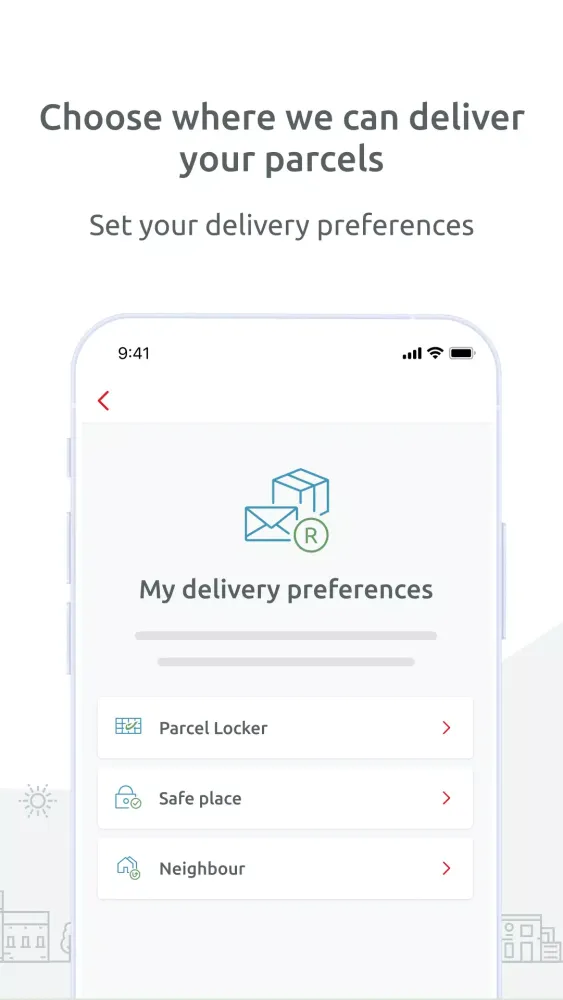 My bpost Screenshots