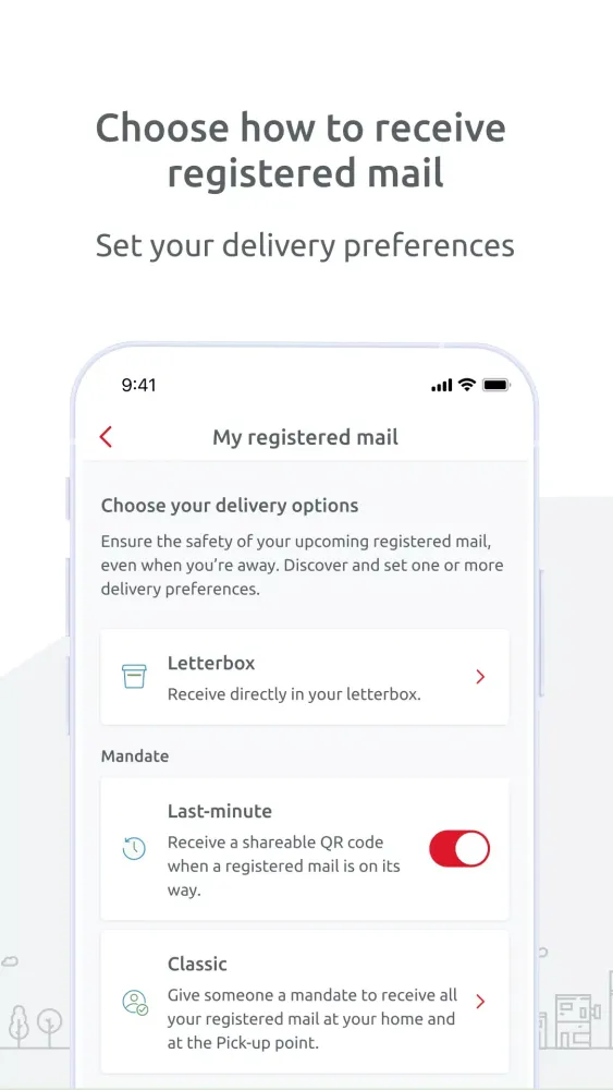 My bpost Screenshots