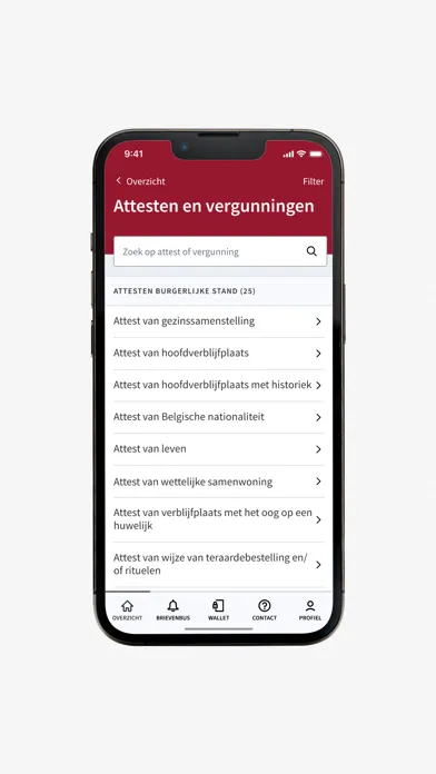 Ieper app Screenshots